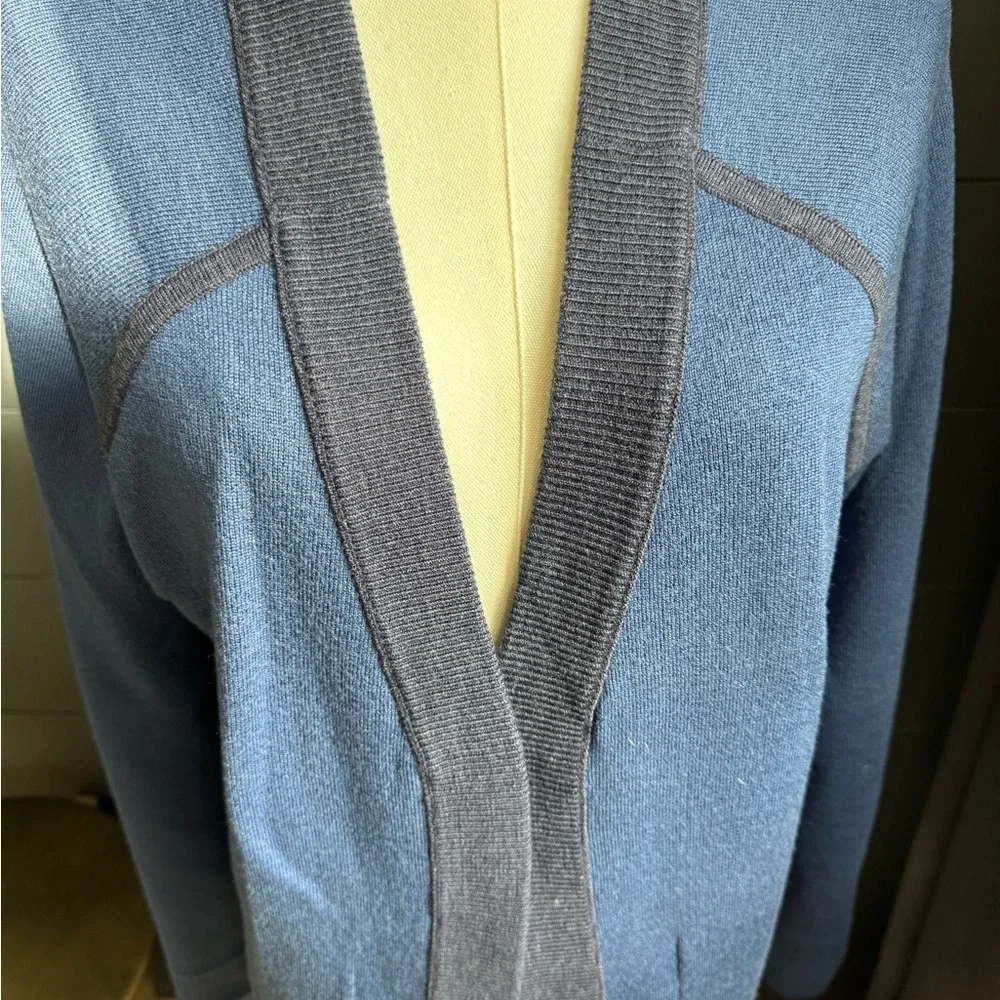 lululemon athletica NEW Reverse Me Wrap - Dark Blue Cardigan Reversible Wool